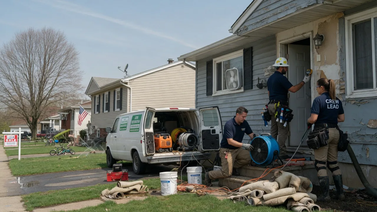 Flood Cleanup in East Brunswick, NJ near me
